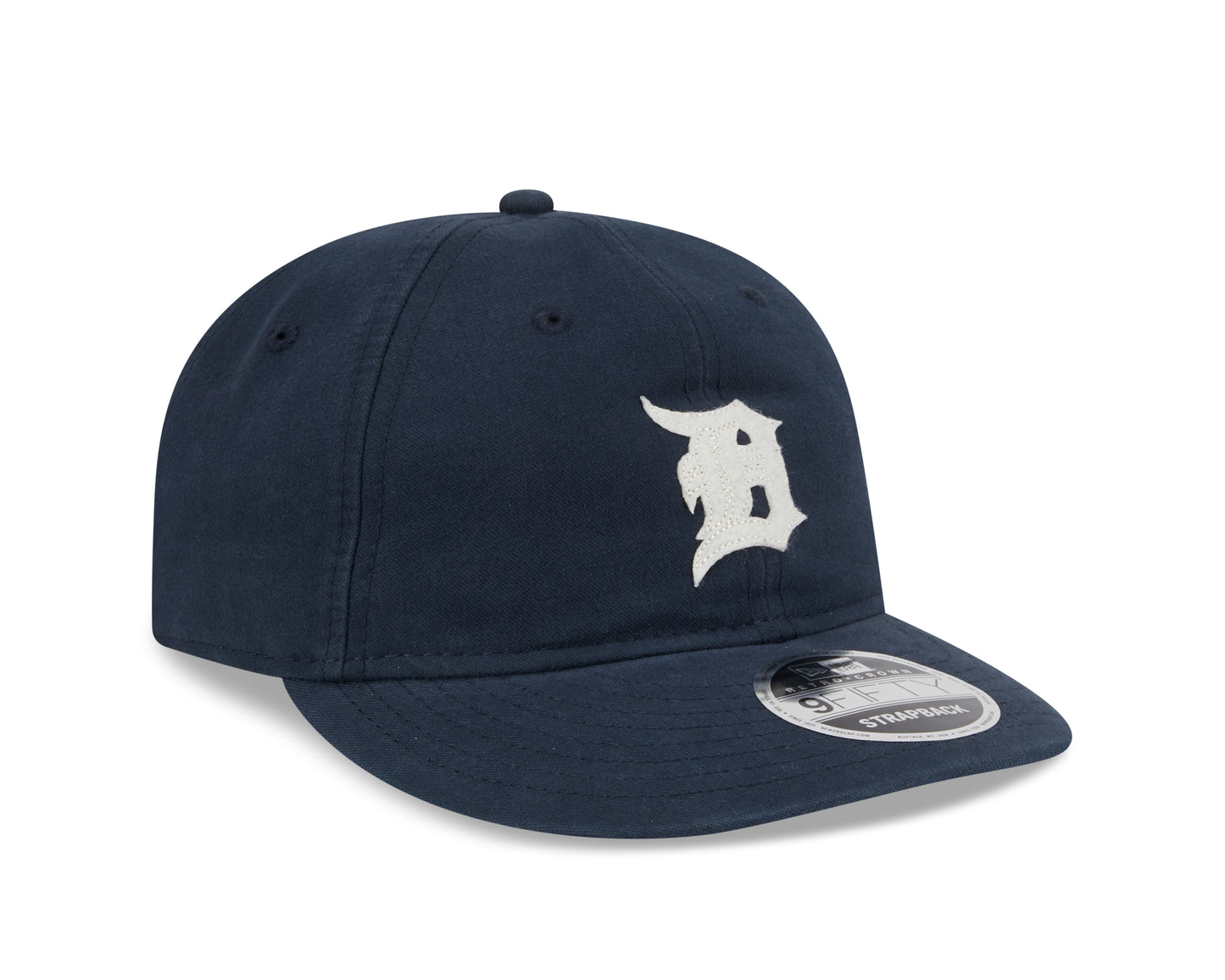 New Era - 9FIFTY Retro Crown - Detroit Tigers - CANVAS FELT LOGO - Navy