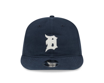 New Era - 9FIFTY Retro Crown - Detroit Tigers - CANVAS FELT LOGO - Navy