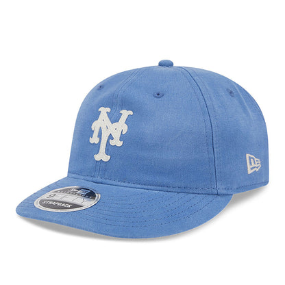 New Era - 9FIFTY Retro Crown - New York Mets - CANVAS FELT LOGO - Blue