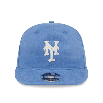 New Era - 9FIFTY Retro Crown - New York Mets - CANVAS FELT LOGO - Blue