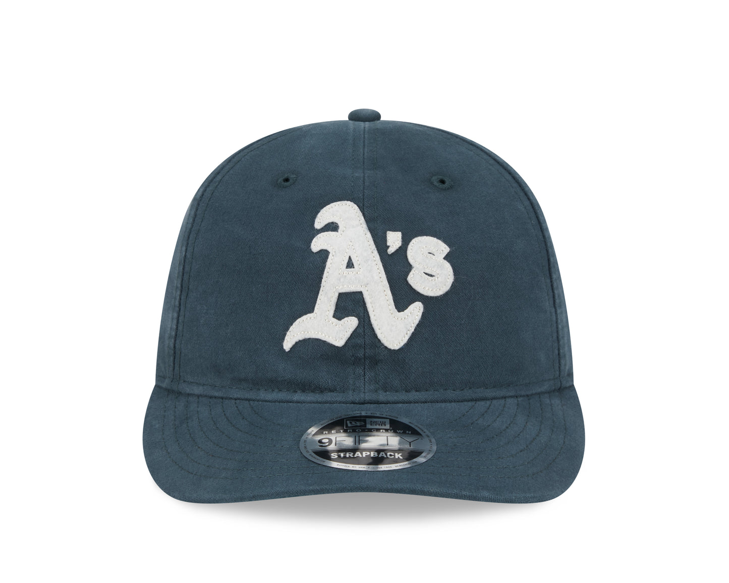 New Era - 9FIFTY Retro Crown - Oakland Athletics - CANVAS FELT LOGO - Green