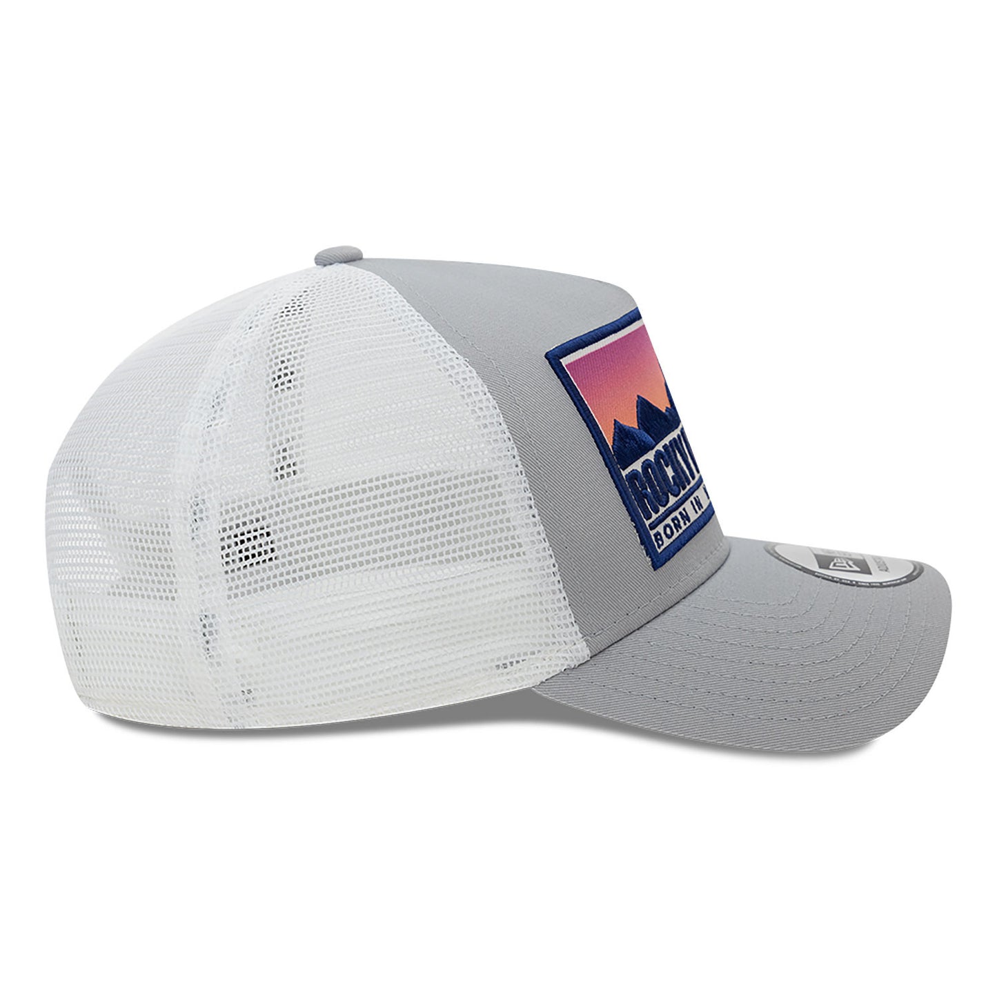 New Era - Location Patch A-Frame Trucker Adjustable Cap - Grey