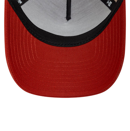 New Era - Hot Rod Patch A-Frame Trucker Adjustable Cap - Rust