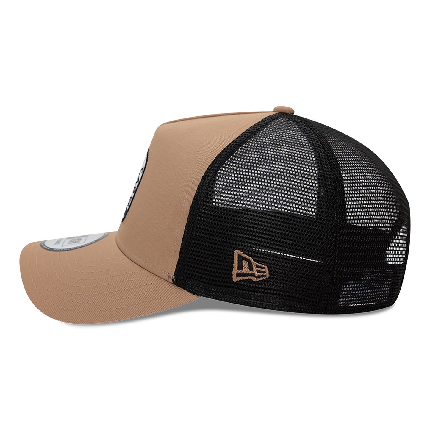 New Era - STATE Patch A-Frame Trucker Adjustable Cap - Beige