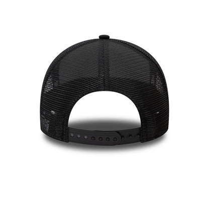 New Era - STATE Patch A-Frame Trucker Adjustable Cap - Black