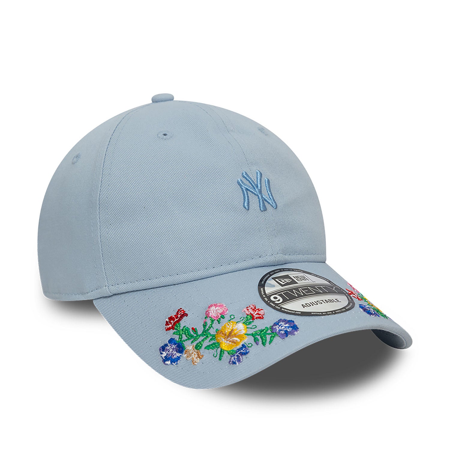 New Era - 9TWENTY - Floral Visor - New York Yankees - Light Blue - Headz Up 