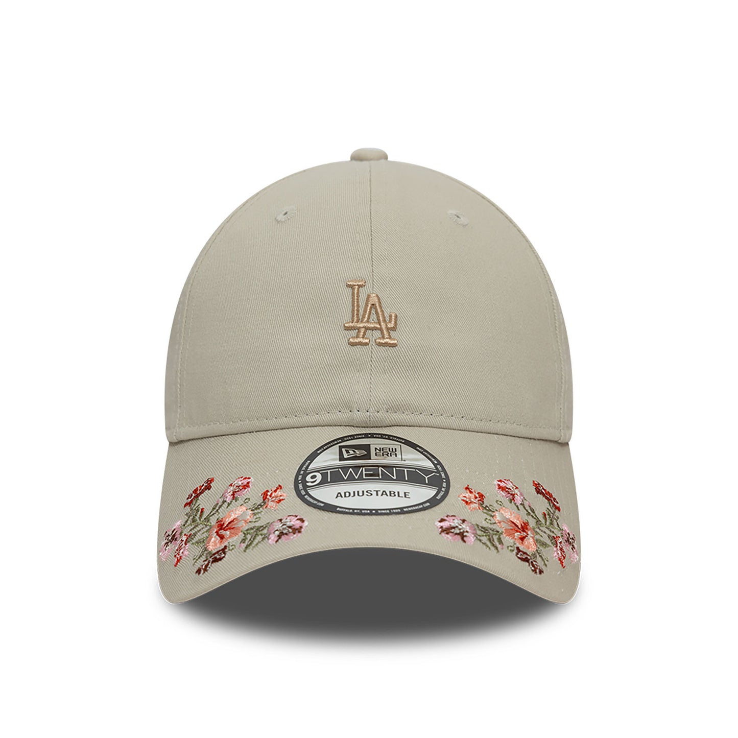 New Era - 9TWENTY - Floral Visor - Los Angeles Dodgers - Light Brown