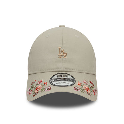 New Era - 9TWENTY - Floral Visor - Los Angeles Dodgers - Light Brown