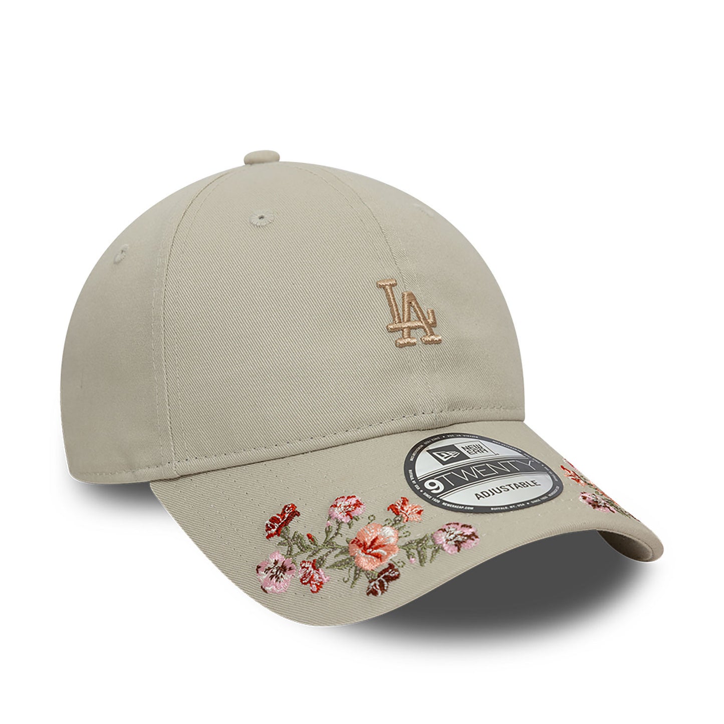 New Era - 9TWENTY - Floral Visor - Los Angeles Dodgers - Light Brown