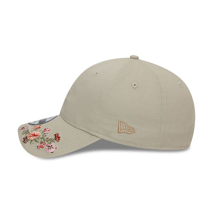 New Era - 9TWENTY - Floral Visor - Los Angeles Dodgers - Light Brown