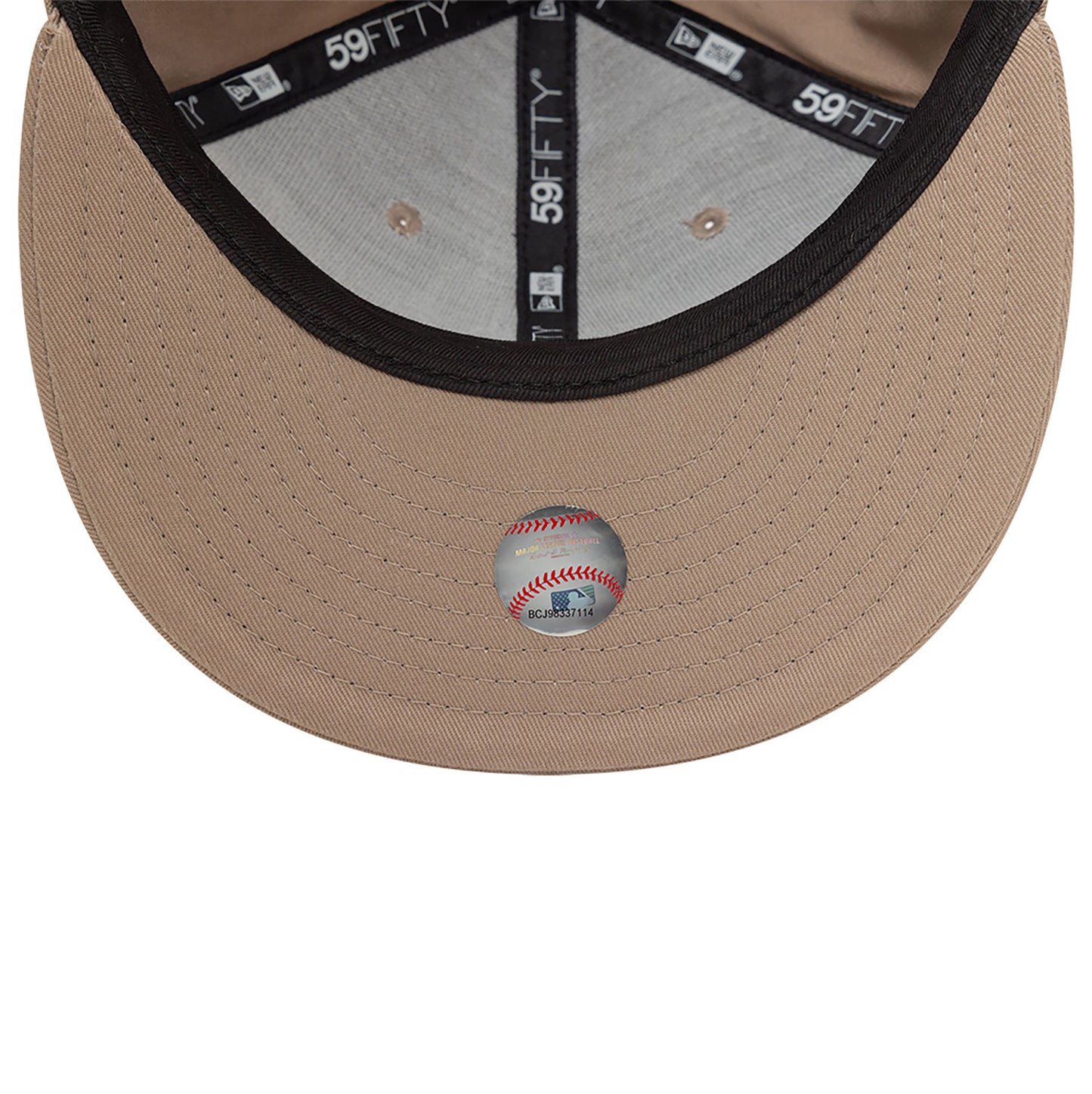 New Era - 59FIFTY Fitted Cap - Floral Border - Oakland Athletics - Light Brown