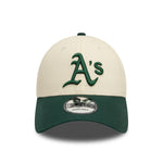 New Era - 9FORTY - Oakland Athletics - Colour Block - Light Chrome/Dark Green - Headz Up 