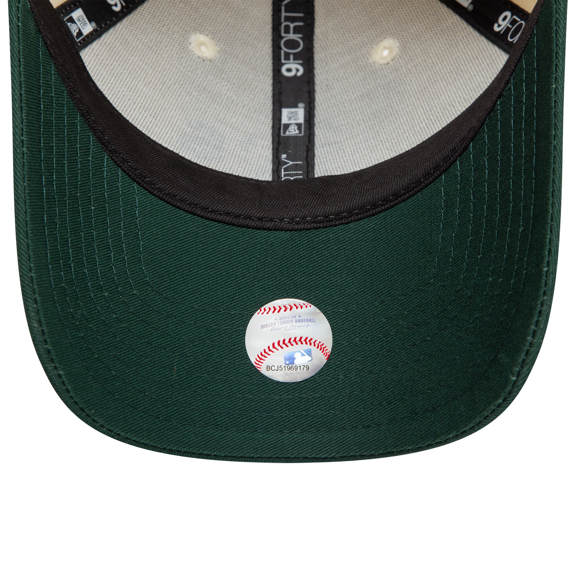 New Era - 9FORTY - Oakland Athletics - Colour Block - Light Chrome/Dark Green - Headz Up 