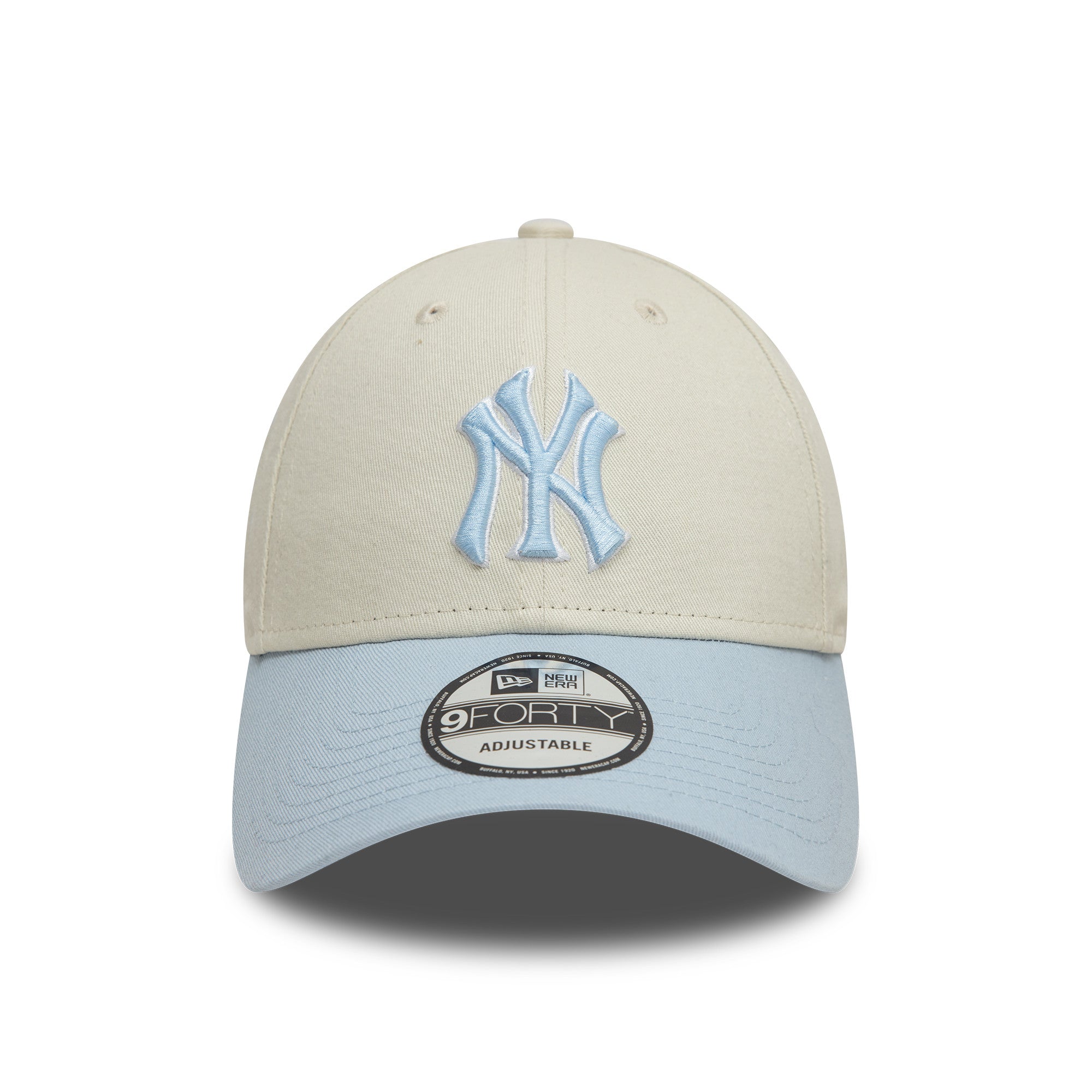 New Era - 9FORTY - New York Yankees - WS Patch - Light Chrome/Light Blue - Headz Up 