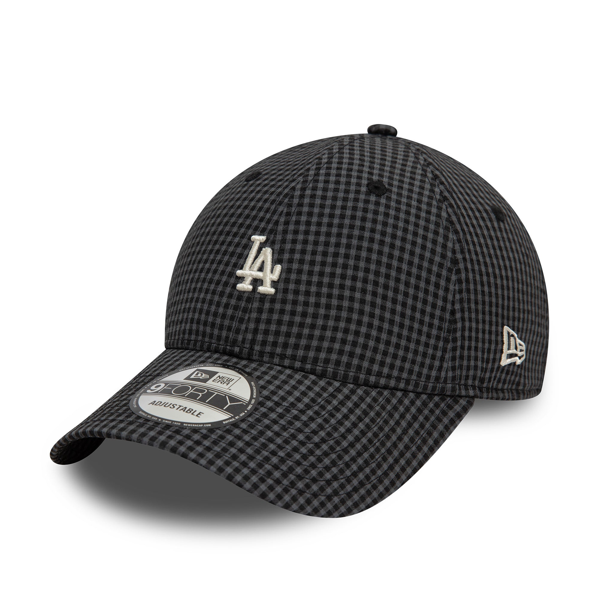 New Era - Los Angeles Dodgers - SEERSUCKER - 9FORTY - Black - Headz Up 