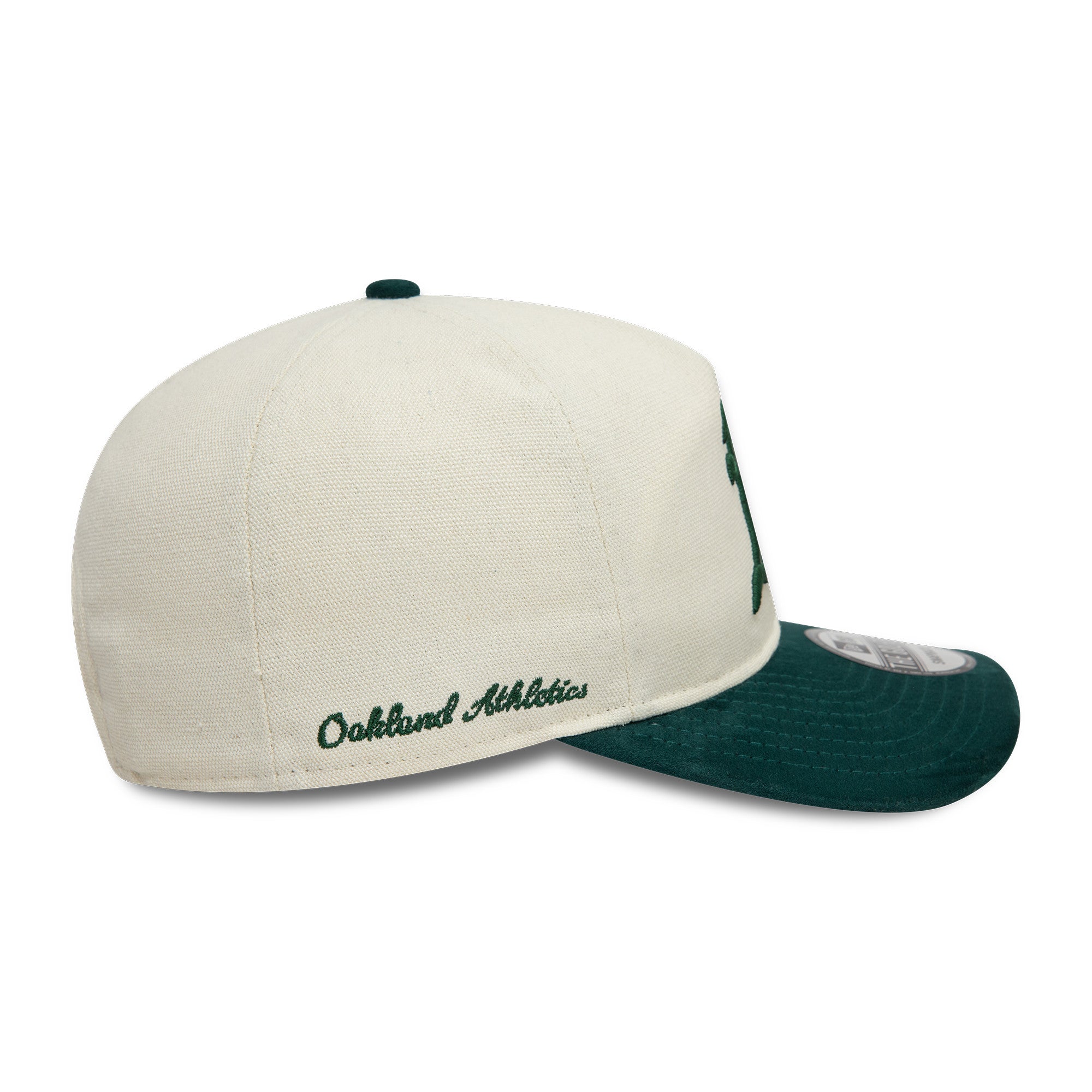 New Era - Oakland Athletics - Script PC Golfer - Off White/Dark Green - Headz Up 