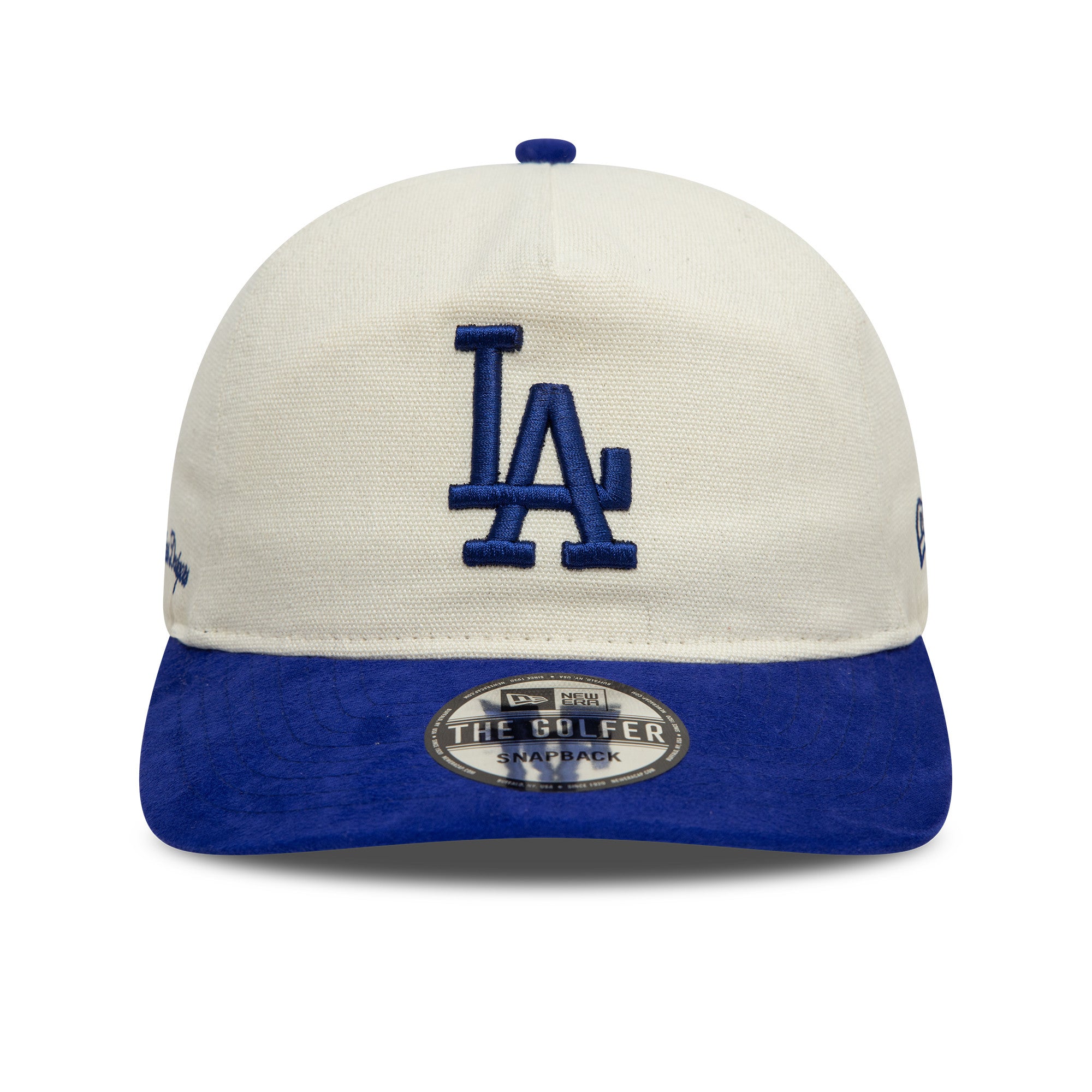 New Era - Los Angeles Dodgers - Script PC Golfer - Off White/Blue - Headz Up 