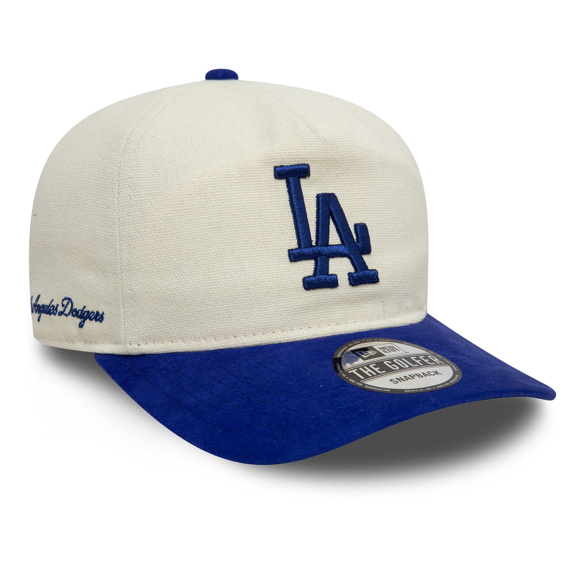 New Era - Los Angeles Dodgers - Script PC Golfer - Off White/Blue - Headz Up 