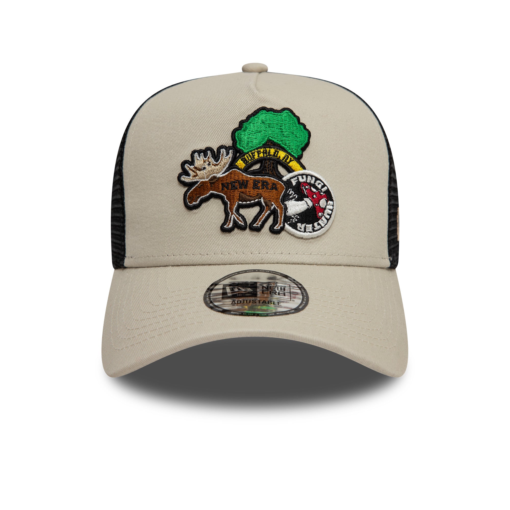 New Era -  NE Outdoor Patch - Trucker Cap - Stone - Headz Up 