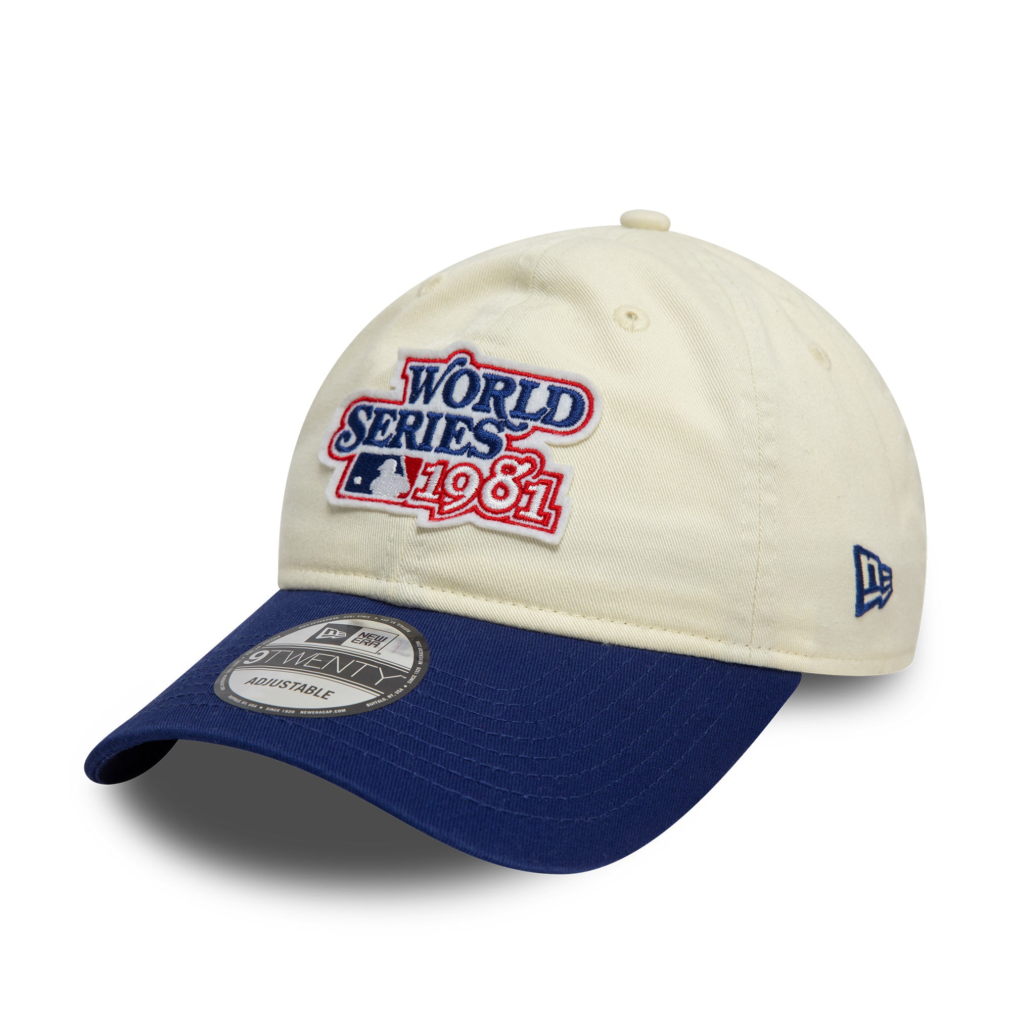 New Era - 9TWENTY - WS Patch - Los Angeles Dodgers - Stone/Blue - Headz Up 