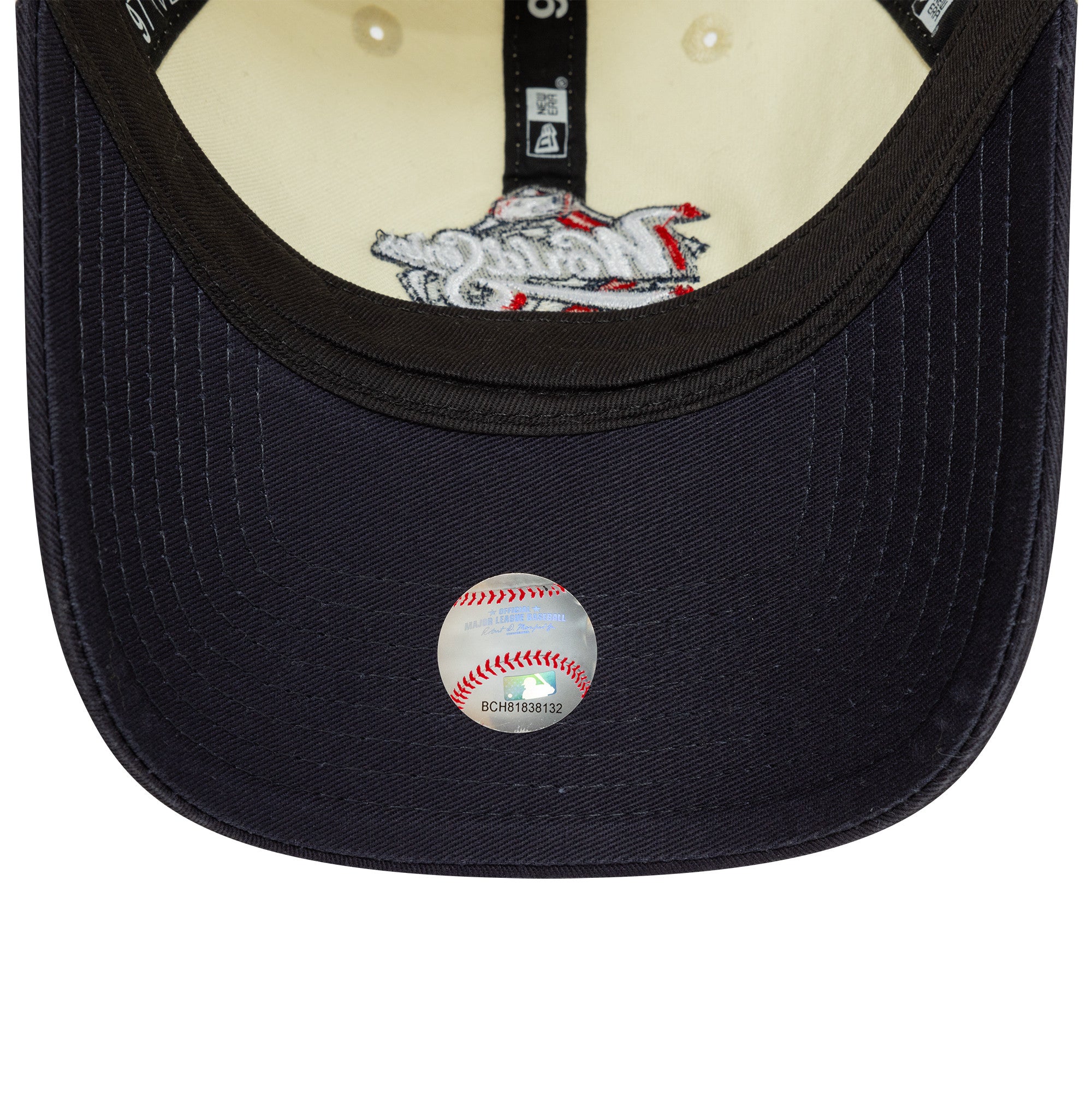 New Era - 9TWENTY - WS Patch - New York Yankees - Stone/Navy - Headz Up 