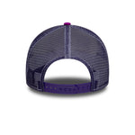 New Era -  NE Graphic - E-Frame Trucker Cap - Off White/Purple - Headz Up 