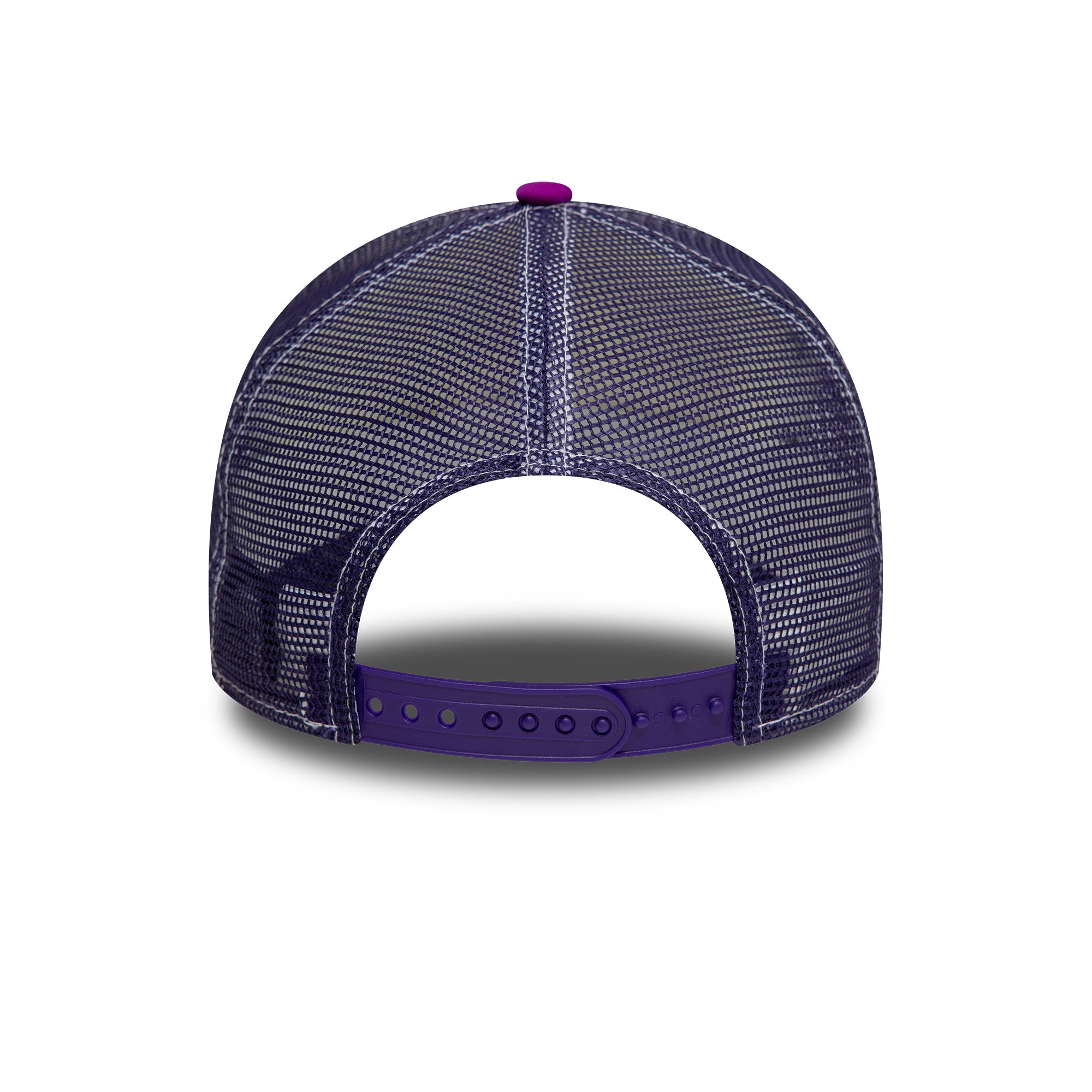 New Era -  NE Graphic - E-Frame Trucker Cap - Off White/Purple - Headz Up 