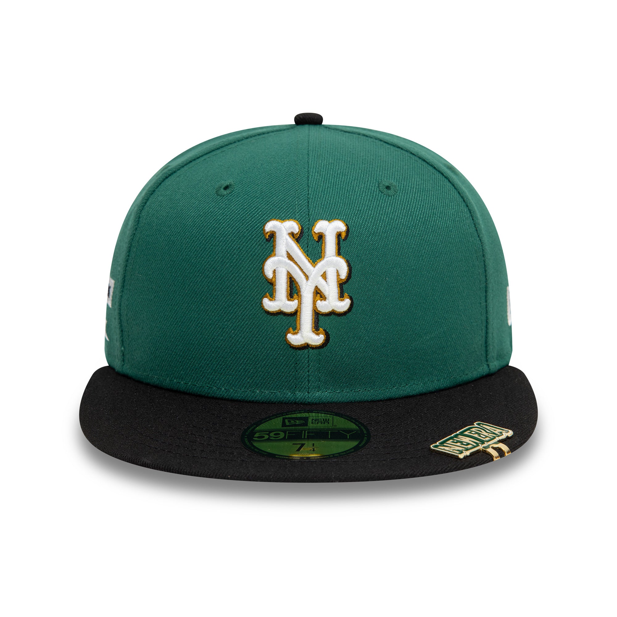 New Era - 59FIFTY Fitted - New York Mets - VISOR CLIP - Green/Black - Headz Up 