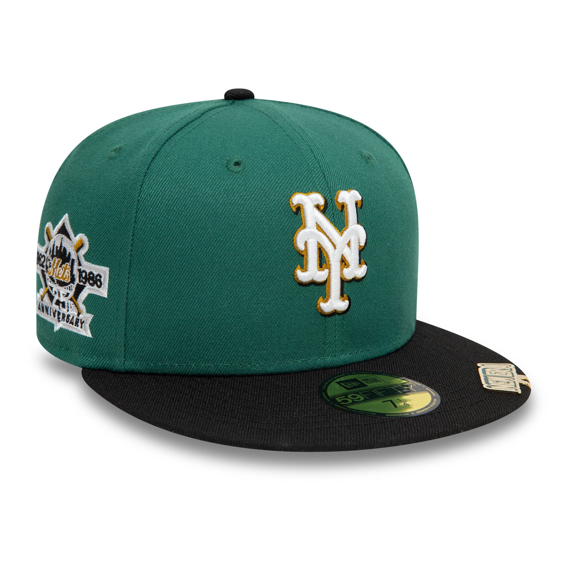 New Era - 59FIFTY Fitted - New York Mets - VISOR CLIP - Green/Black - Headz Up 