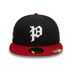 New Era - 59FIFTY Fitted -  Philadelphia Phillies - VISOR CLIP - Black/Red - Headz Up 