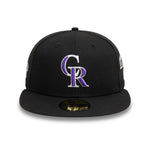 New Era - 59FIFTY Fitted Cap - MLB AOP - Colorado Rockies - Black - Headz Up 