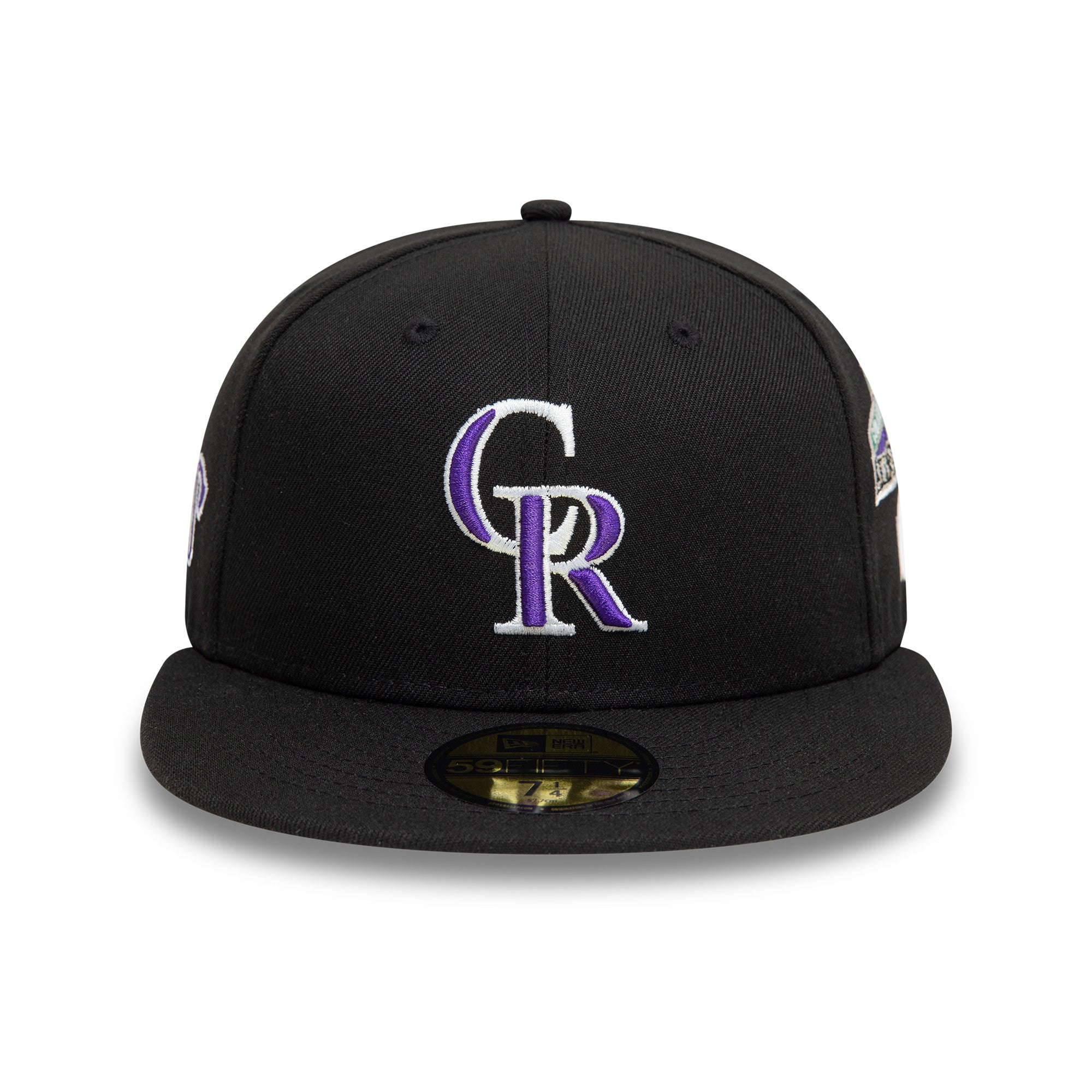 New Era - 59FIFTY Fitted Cap - MLB AOP - Colorado Rockies - Black - Headz Up 