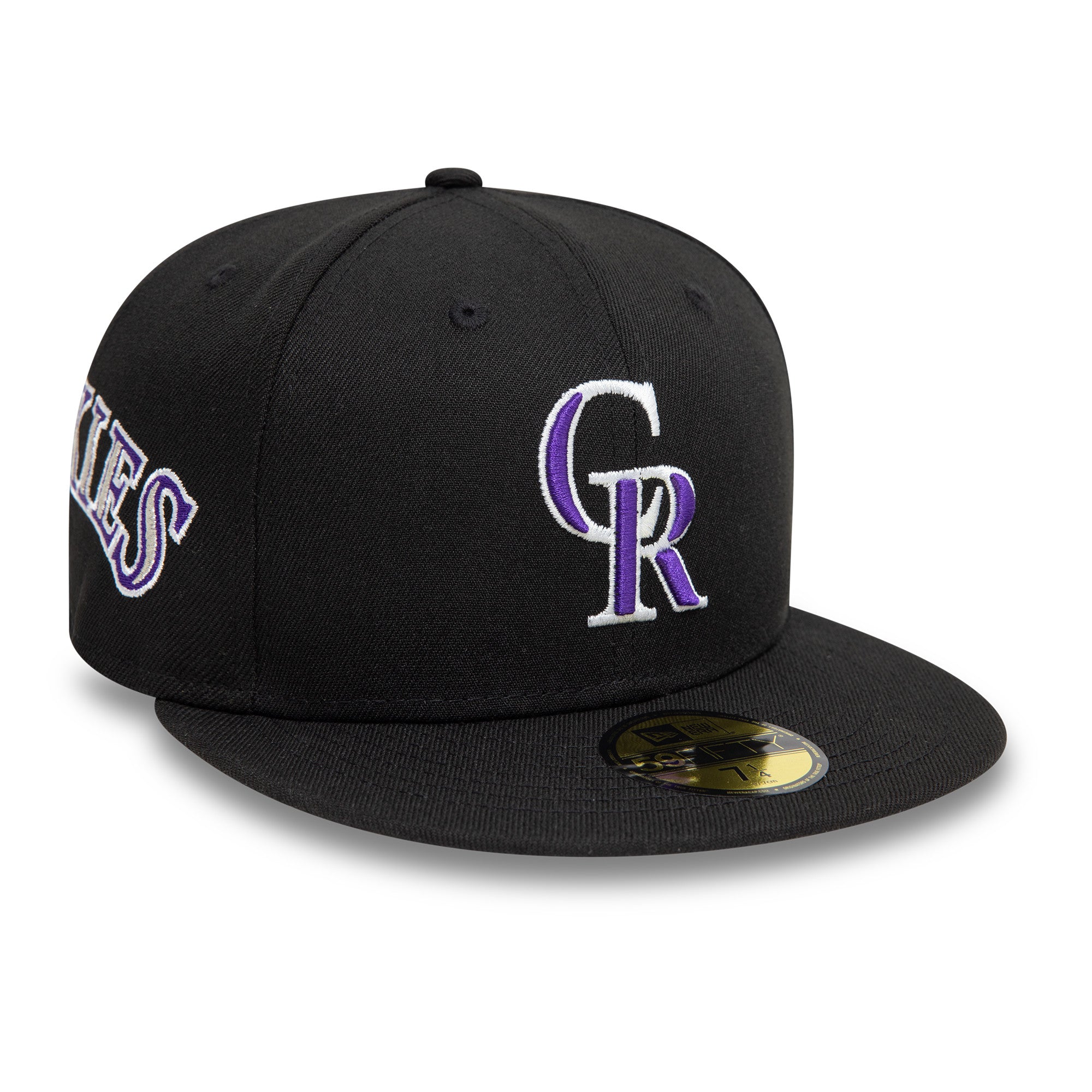 New Era - 59FIFTY Fitted Cap - MLB AOP - Colorado Rockies - Black - Headz Up 