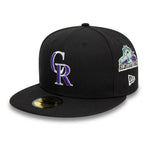 New Era - 59FIFTY Fitted Cap - MLB AOP - Colorado Rockies - Black - Headz Up 