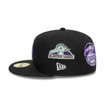 New Era - 59FIFTY Fitted Cap - MLB AOP - Colorado Rockies - Black - Headz Up 