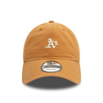 New Era - 9TWENTY - Mini Washed - Oakland Athletics - Dark Beige - Headz Up 