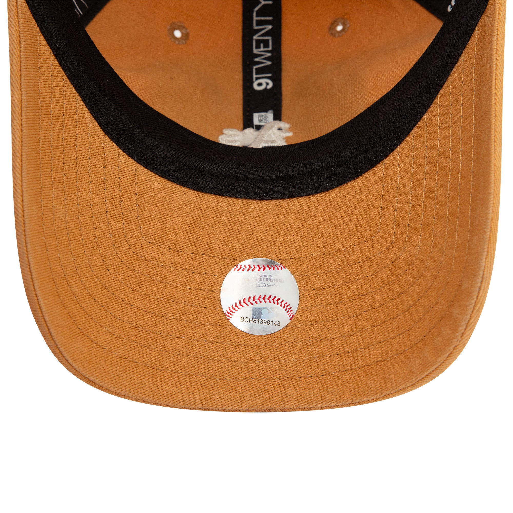 New Era - 9TWENTY - Mini Washed - Oakland Athletics - Dark Beige - Headz Up 