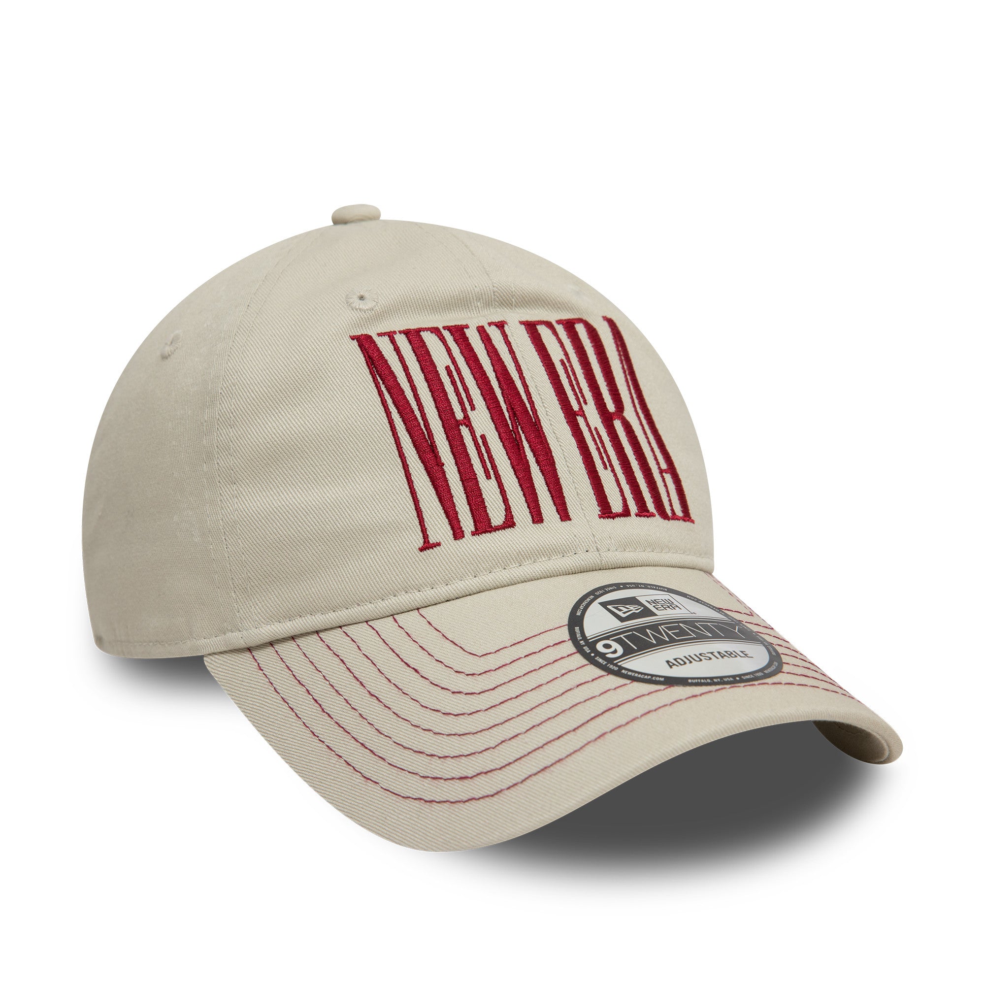 New Era - 9TWENTY - NE Wordmark - Stone - Headz Up 