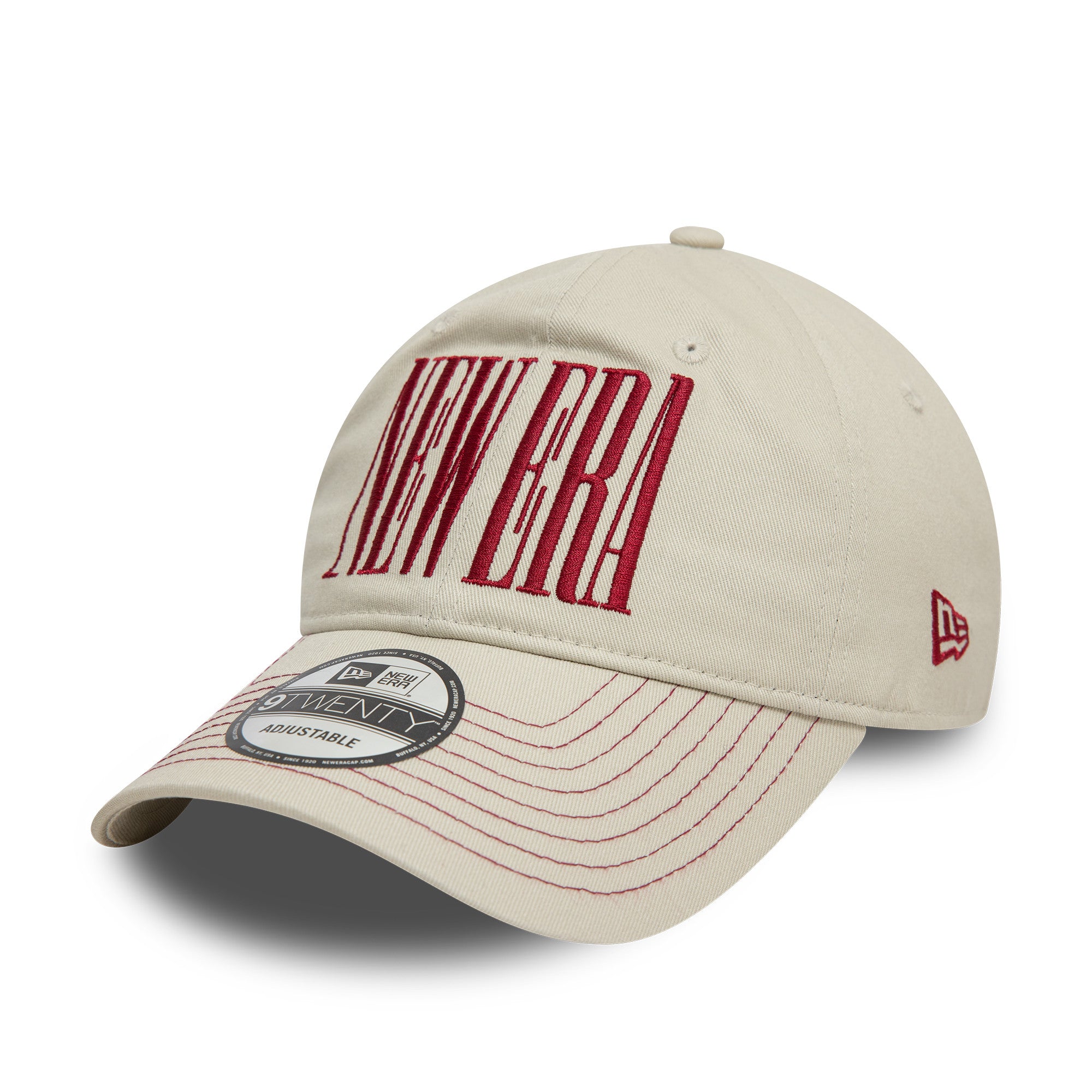 New Era - 9TWENTY - NE Wordmark - Stone - Headz Up 