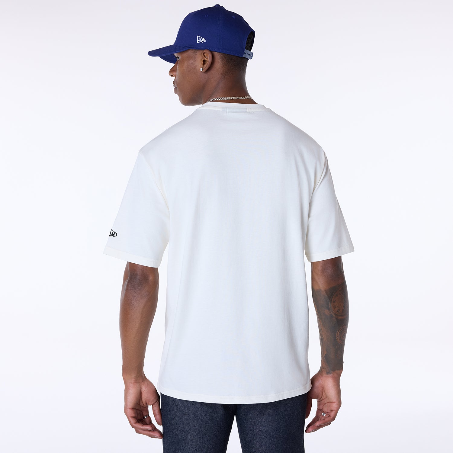 New Era - MLB Script Graphic - T-Shirt  - Los Angeles Dodgers - Off White - Headz Up 