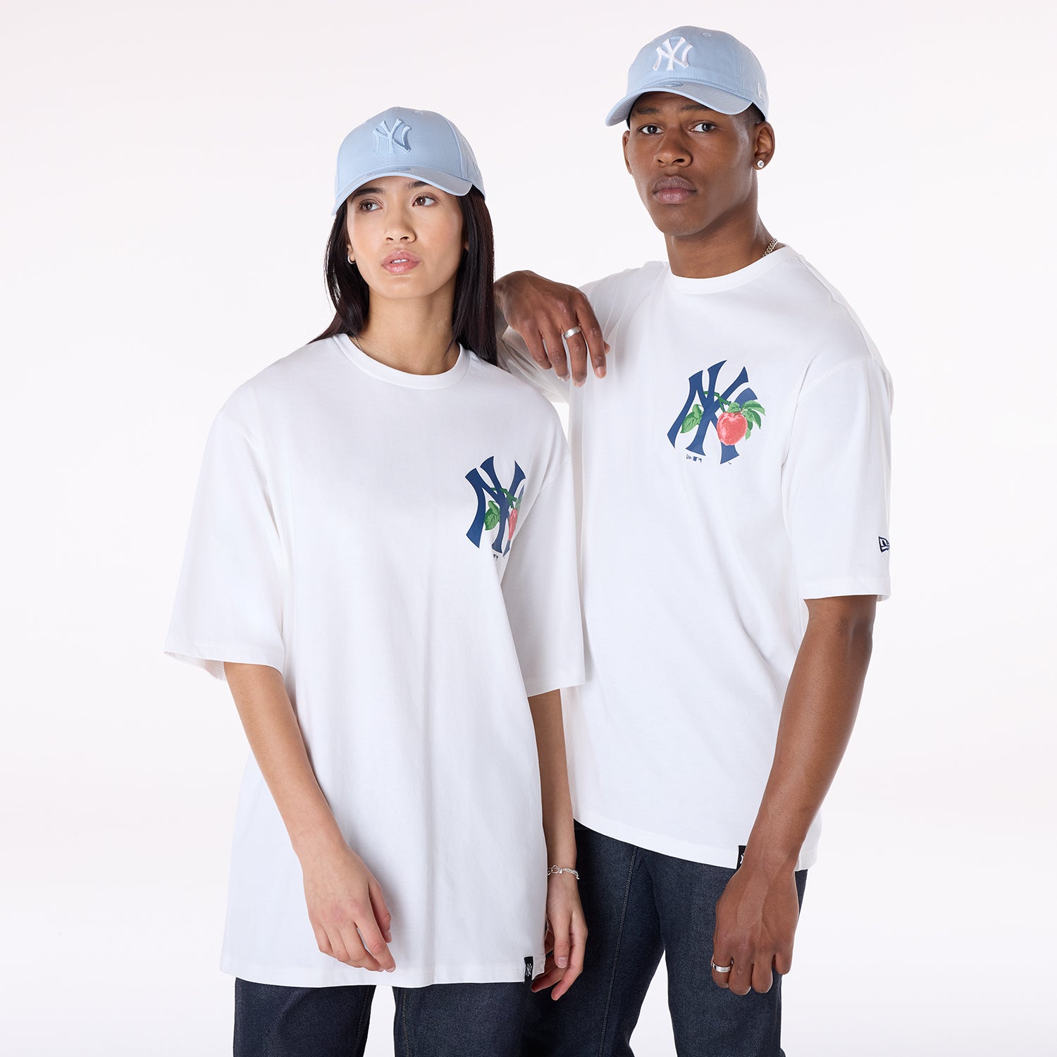 New Era - MLB Fruit Graphic - T-Shirt  - New York Yankees - Off White - Headz Up 