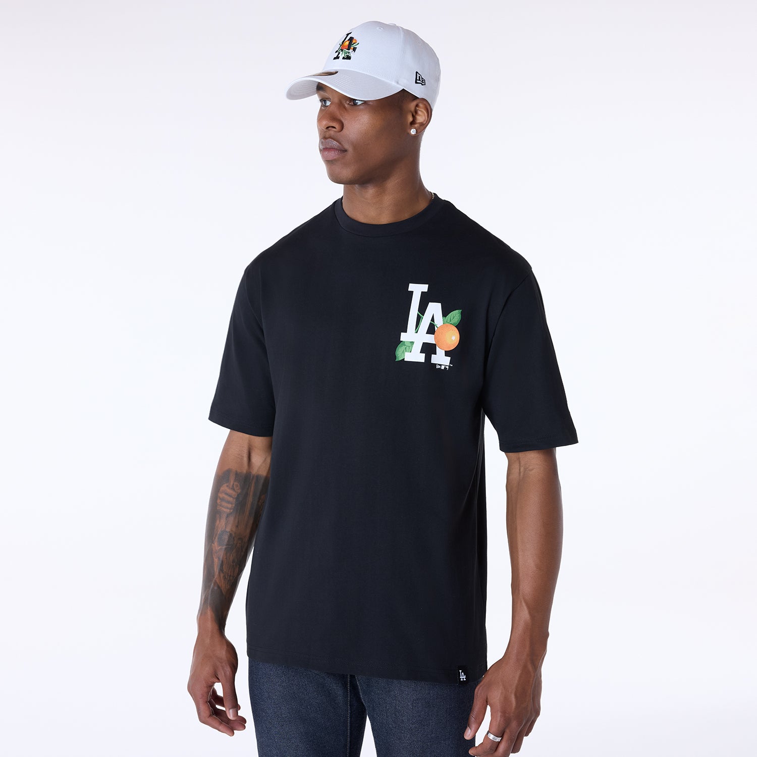 New Era - MLB Fruit Graphic - T-Shirt  - Los Angeles Dodgers - Black - Headz Up 