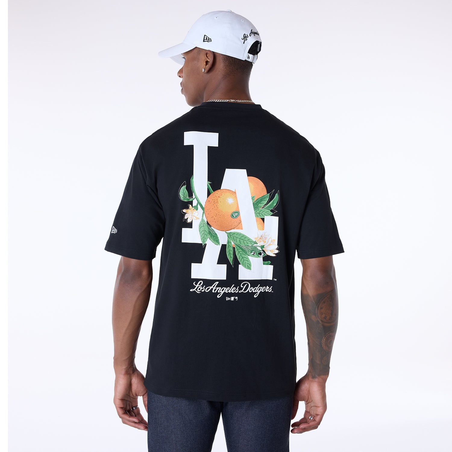 New Era - MLB Fruit Graphic - T-Shirt  - Los Angeles Dodgers - Black - Headz Up 