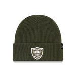 New Era - Merino Wool Beanie - Las Vegas Raiders - Olive - Headz Up 