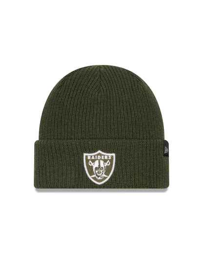 New Era - Merino Wool Beanie - Las Vegas Raiders - Olive