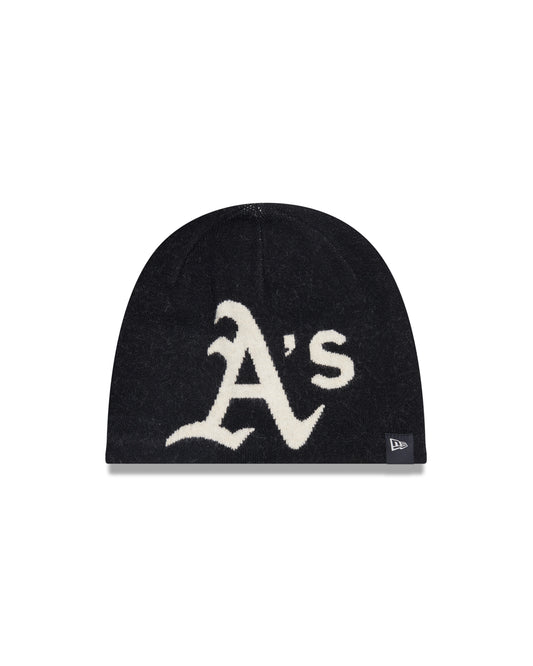 New Era - Team Mega Logo Knit - Oakland Athletics - Black