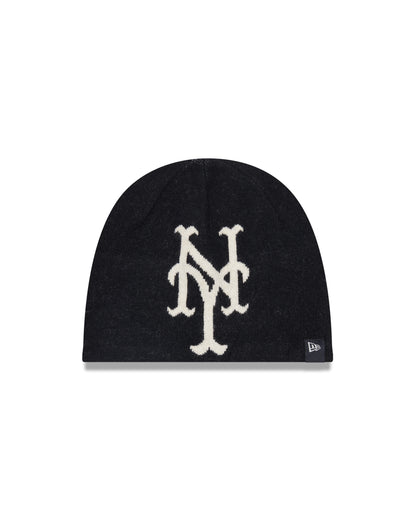 New Era - Team Mega Logo Knit - New York Mets - Black