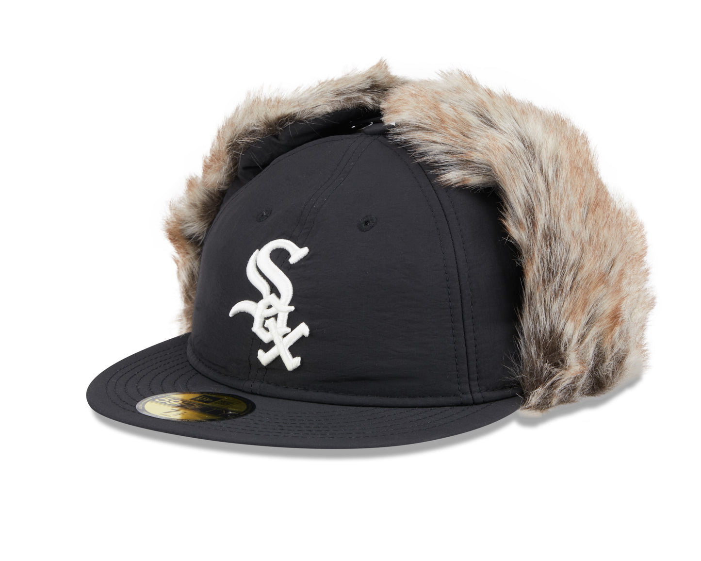 New Era - 59FIFTY Fitted Cap - WINTER DOGEAR - Chicago White Sox - Black