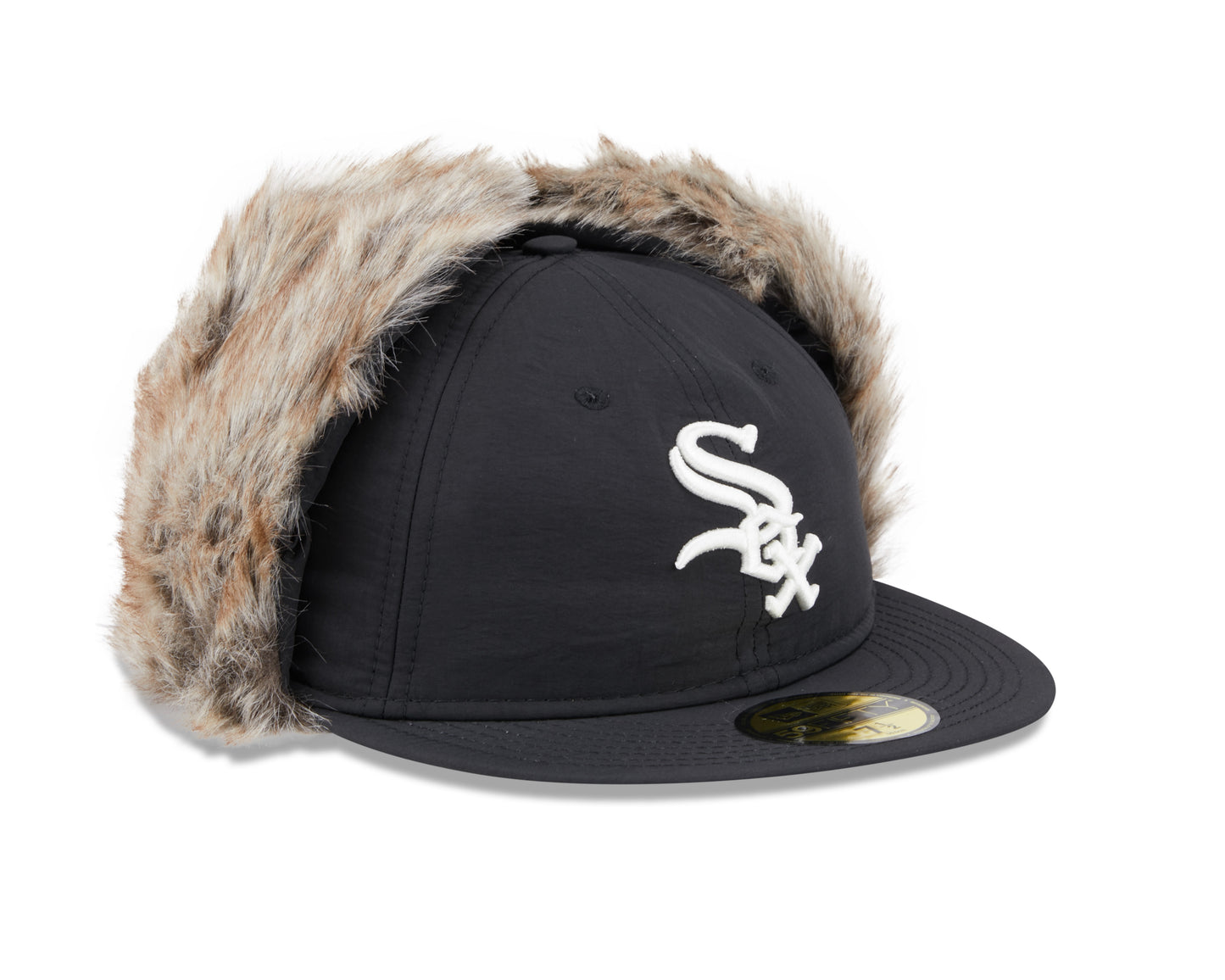 New Era - 59FIFTY Fitted Cap - WINTER DOGEAR - Chicago White Sox - Black