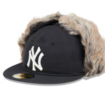 New Era - 59FIFTY Fitted Cap - WINTER DOGEAR - New York Yankees - Black - Headz Up 